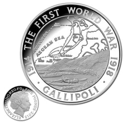 2015 100th Anniversary of Gallipoli 4 Coin Silver Proof Set