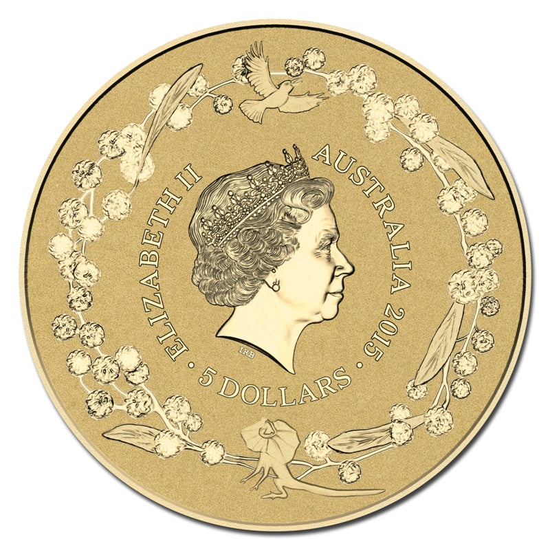 $5 2015 Distinctly Australian Al/Bronze UNC