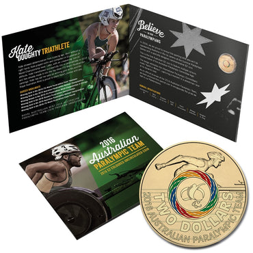 $2 2016 Australian Paralympic Team UNC | $2 2016 Australian Paralympic Team UNC reverse | $2 2016 Australian Paralympic Team UNC obverse