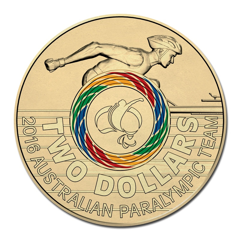 $2 2016 Australian Paralympic Team Carded UNC