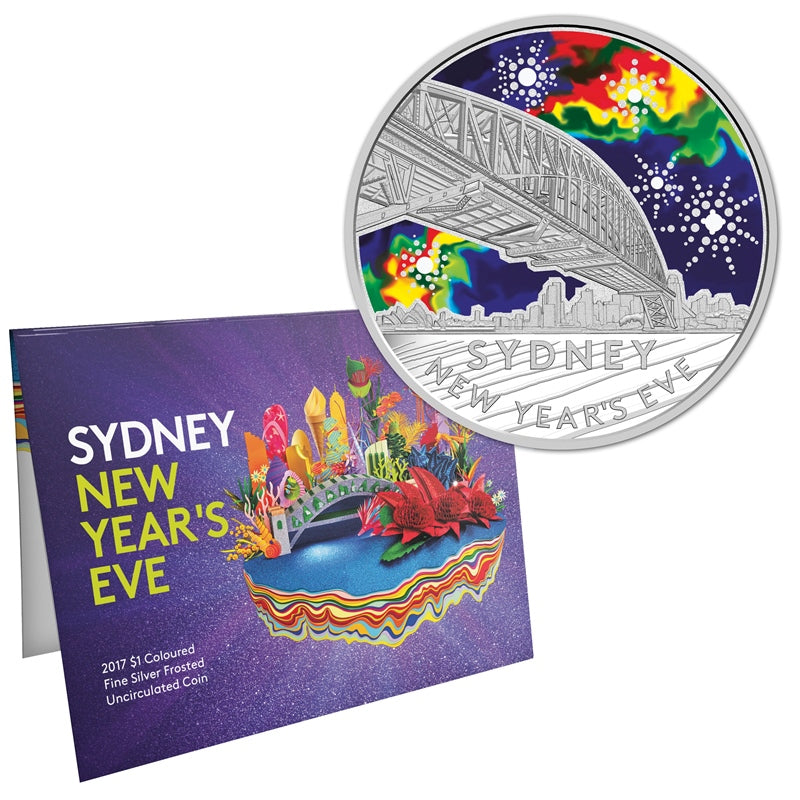 $1 2017 New Year's Eve 1/2oz Silver Coin