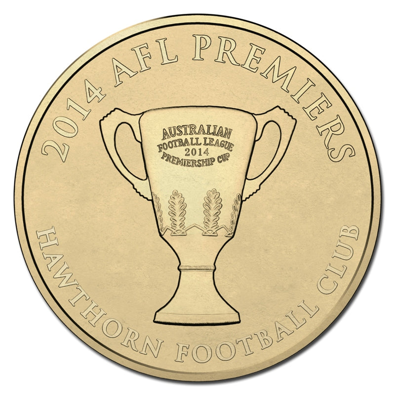 $1 2014 AFL Hawthorn Al-Bronze Carded UNC