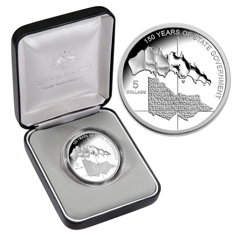 $5 2006 Victorian Government 150th Silver Proof