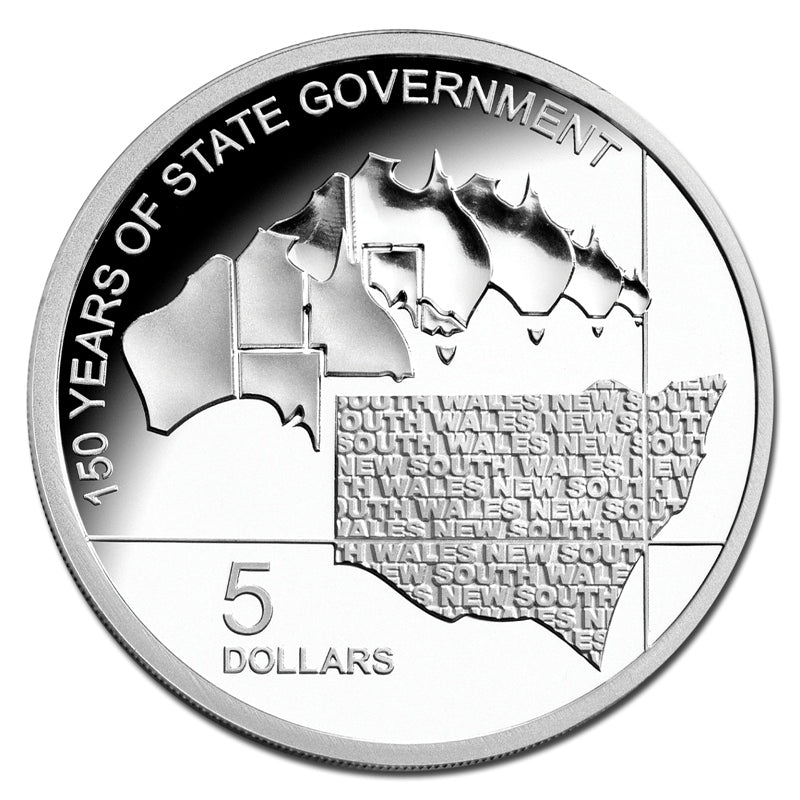 $5 2006 NSW Government 150th Silver Proof