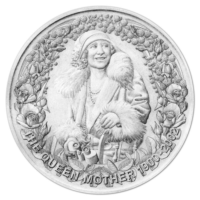 $5 2002 Queen Mother Silver Proof