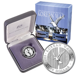 $1 2003 Korean War Silver Proof