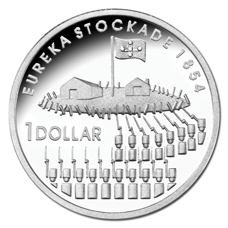 $1 2004 Eureka Stockade Silver Proof