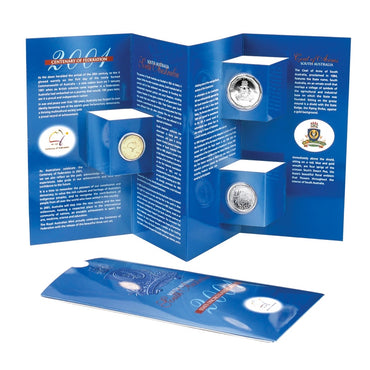 20c  50c & $1 2001 Centenary of Federation SA UNC Trio