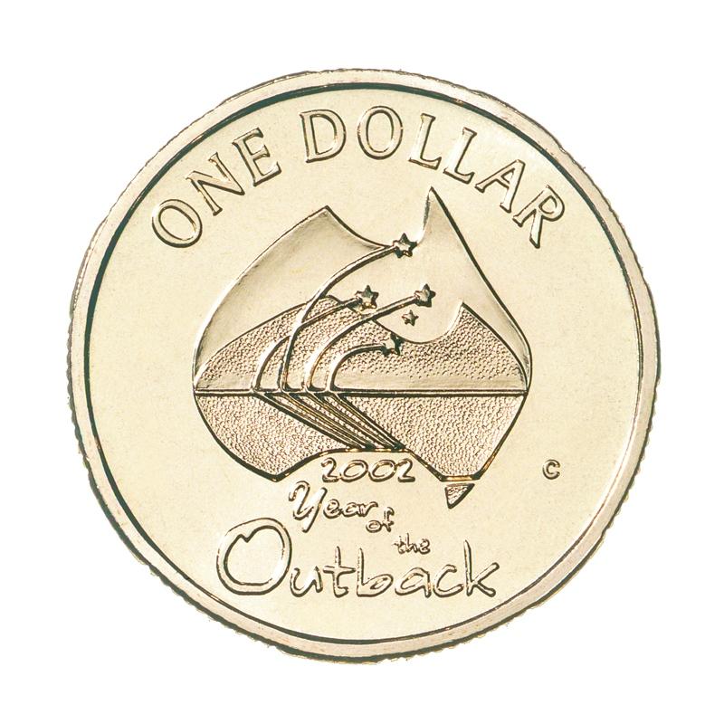 $1 2002 Year of the Outback Mint/Privy Mark UNC