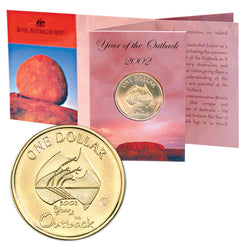 $1 2002 Year of the Outback 'S' Mintmark UNC | $1 2002 Year of the Outback 'S' Mintmark UNC reverse