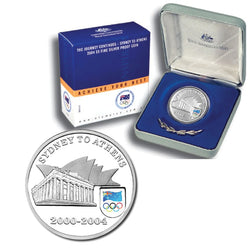 $5 2004 Sydney to Athens Silver Proof