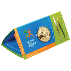 $5 2006 Commonwealth Games Queens Baton Al/Bronze UNC