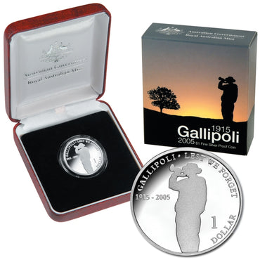 $1 2005 Gallipoli Silver Proof
