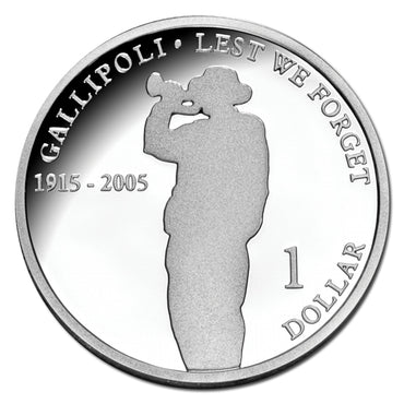 $1 2005 Gallipoli Silver Proof