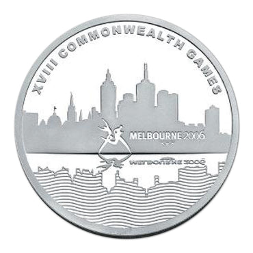 $5 2006 Commonwealth Games Melbourne City of Sport Silver Proof