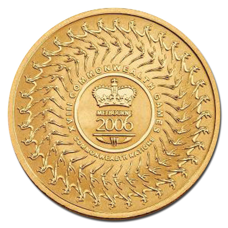 $5 2006 Commonwealth Nations Al-Bronze UNC