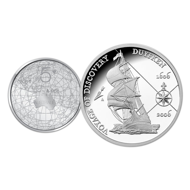 $5 2006 Duyfken 400th Anniversary 2 Coin Silver Set