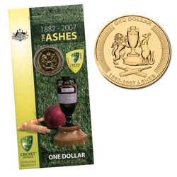 $1 2007 The Ashes Series Al/Bronze UNC