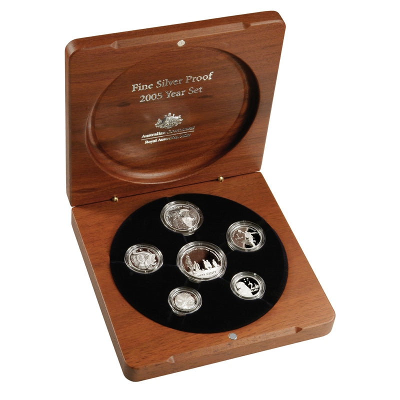 2005 Fine Silver Proof Year Set - WWII Remembrance