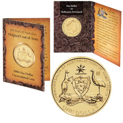 $1 2008 Coat of Arms Mint/Privy Mark UNC