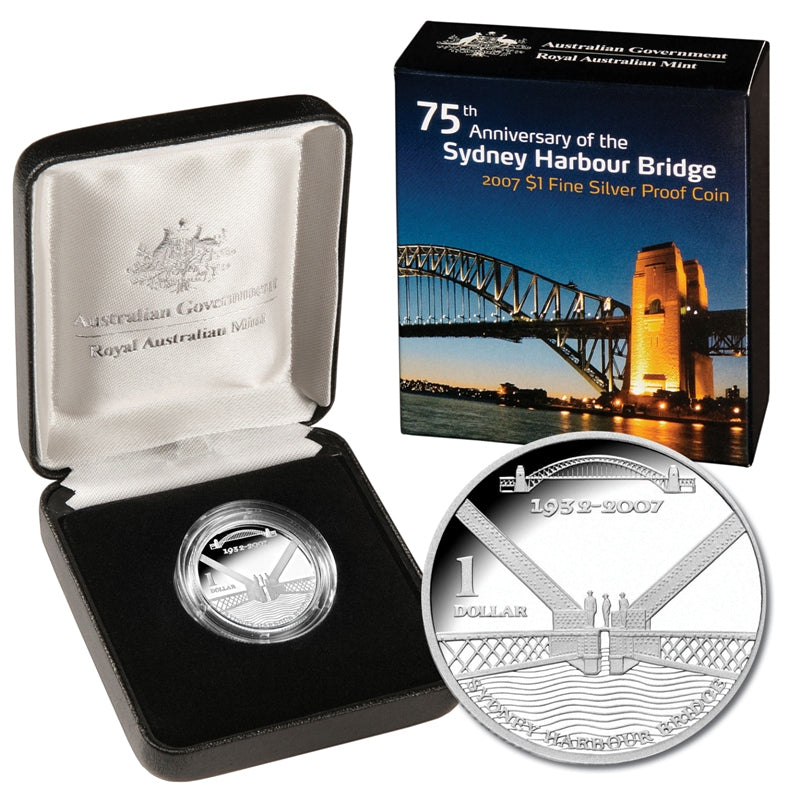 2007 Sydney Harbour Bridge 1oz Silver Proof - Wynyard Coin Centre