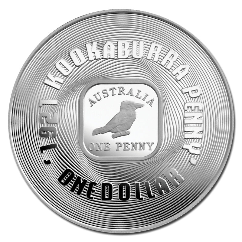 $1 Subscription 2008 1921 Kookaburra 1d Silver Proof