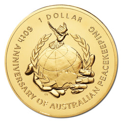 $1 2007 Peacekeeping Al/Bronze UNC