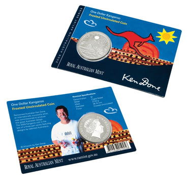 $1 2009 Kangaroo - Ken Done Cupro-Nickel Specimen