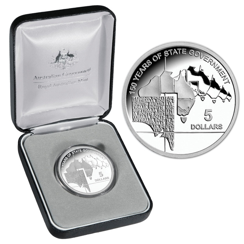 $5 2007 South Australia 150th Silver Proof