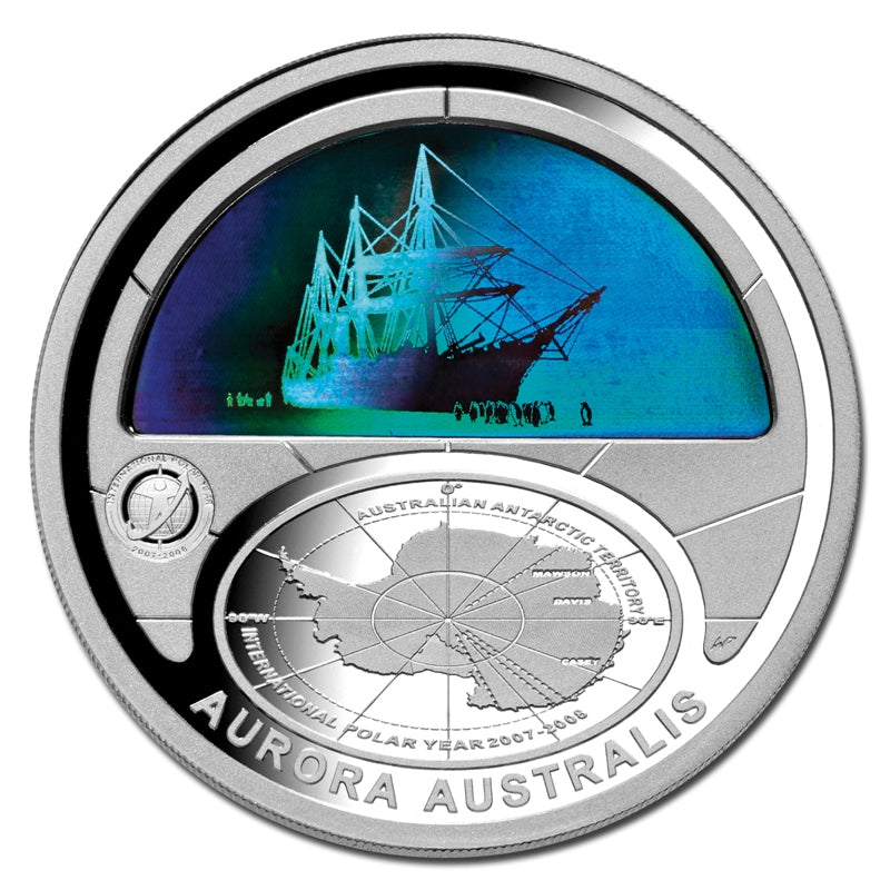 $5 2009 Polar Series - Aurora Australis Silver Proof