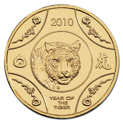 $1 2010 Year of the Tiger Al-Bronze UNC