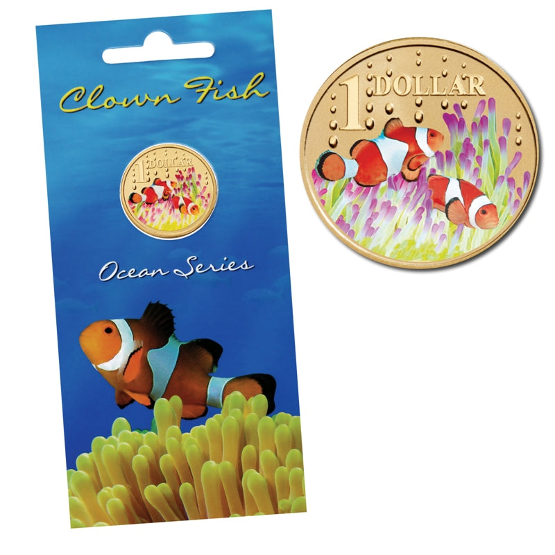 $1 2006 Ocean Series - Clown Fish Al/Bronze UNC