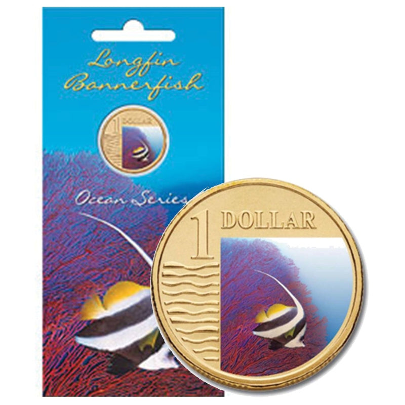 $1 2007 Ocean Series - Longfin Bannerfish Al/Bronze UNC