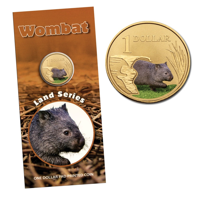 $1 2008 Land Series - Wombat Al/Bronze UNC