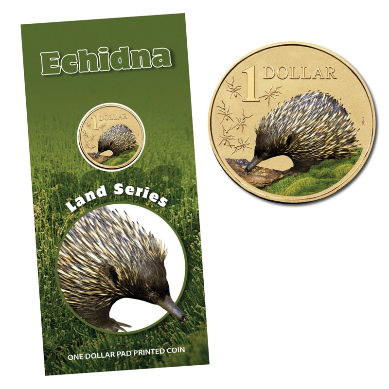 $1 2008 Land Series - Echidna Al/Bronze UNC