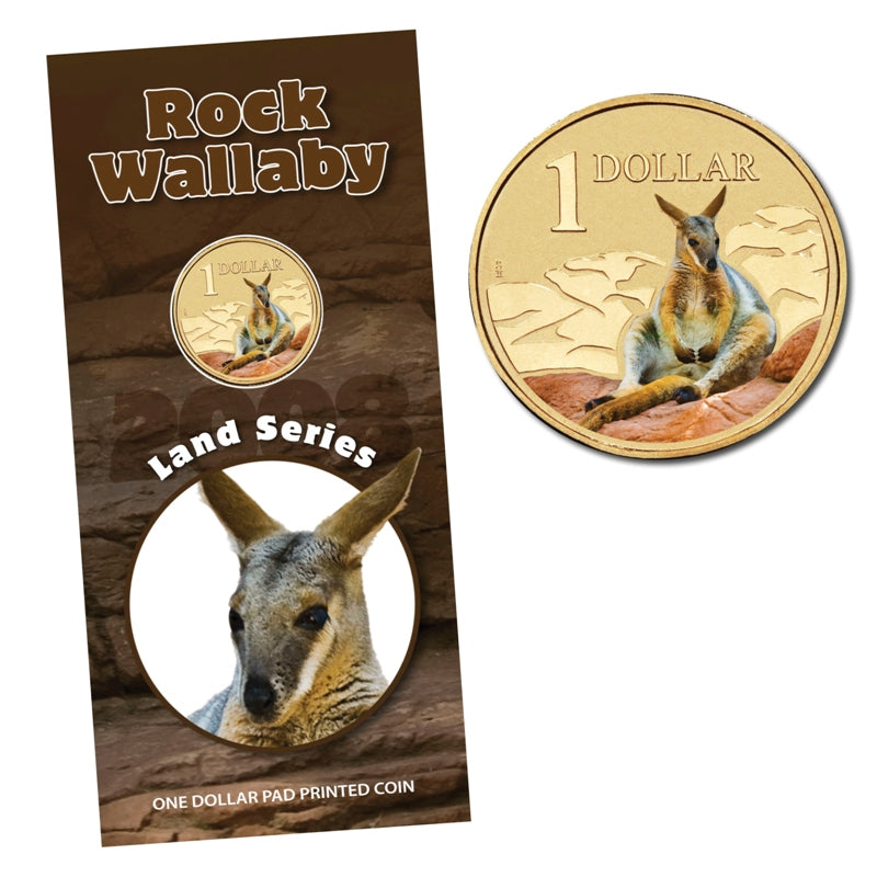 $1 2008 Land Series - Wallaby Al/Bronze UNC