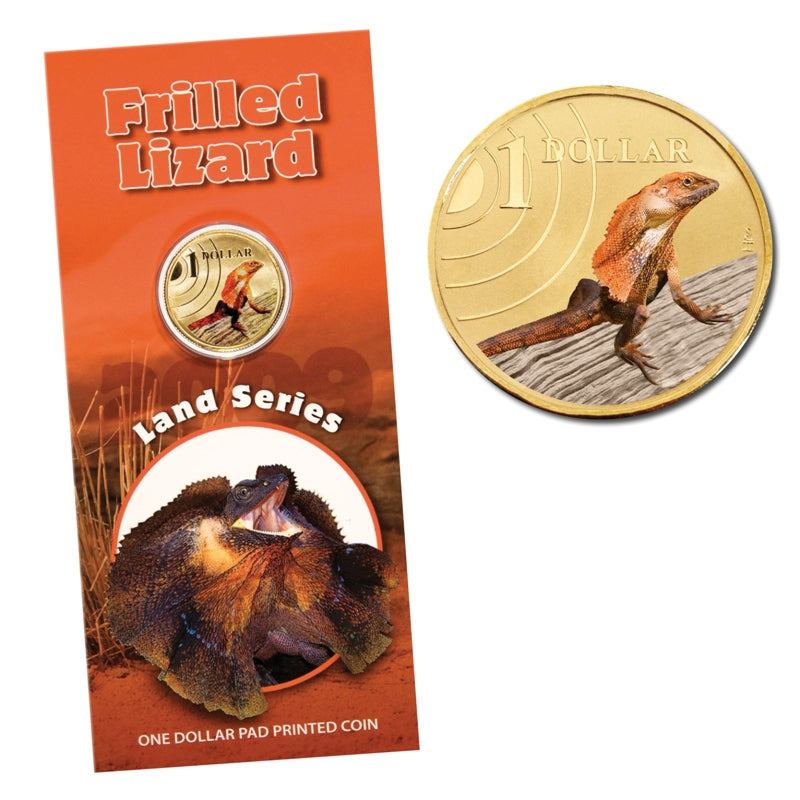 $1 2009 Land Series - Frilled Neck Lizard Al/Bronze UNC