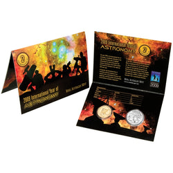 2009 2 Coin Mint Set International Year of Astronomy | 2009 2 Coin Mint Set International Year of Astronomy $1 reverse