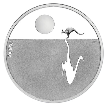 $1 2010 Sunset Kangaroo Silver Proof