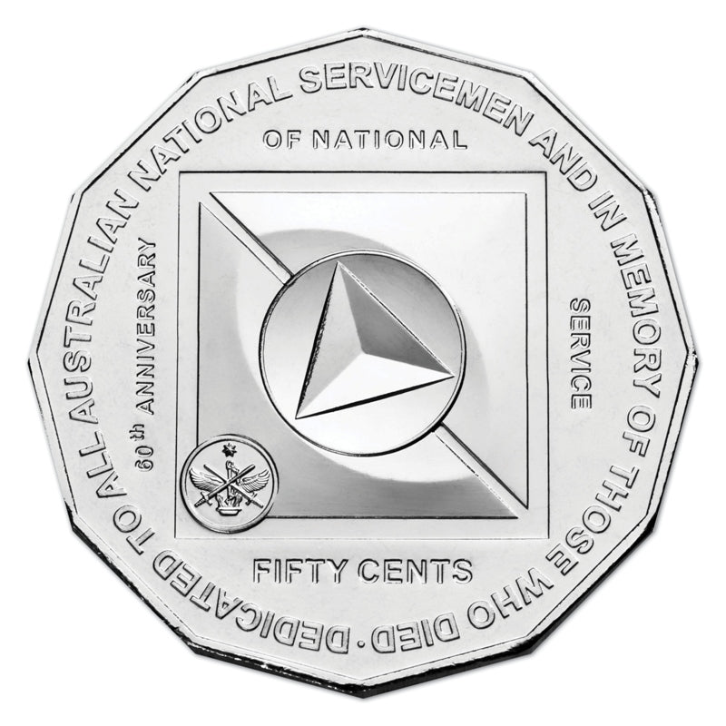 50c 2011 National Service 60th Carded UNC