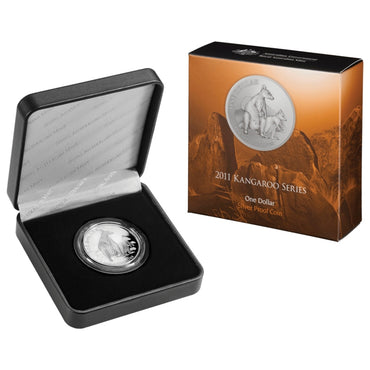 $1 2011 Kangaroo 1oz 99.9% Silver Proof