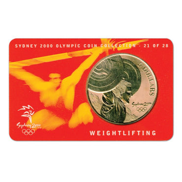 $5 2000 Sydney Olympics Weightlifting Al/Bronze UNC