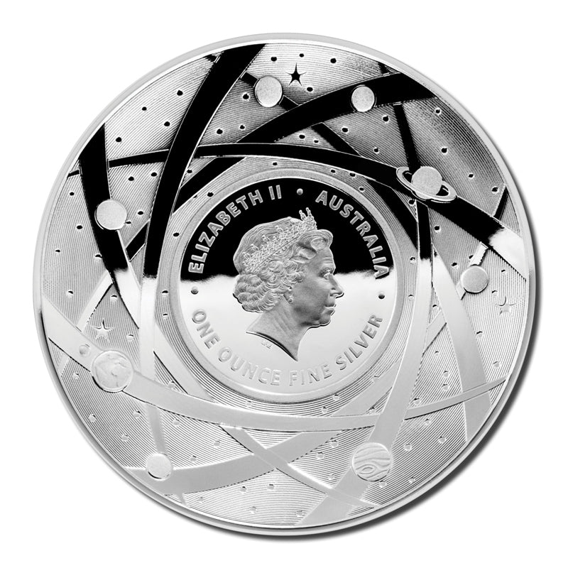 $5 2019 The Earth & Beyond - The Sun Domed Silver Proof