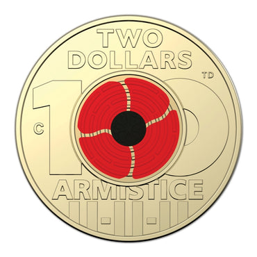 $2 2018 Remembrance Day 'C' Mintmark UNC