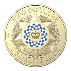 $2 2019 Police Remembrance 'C' Mintmark Carded