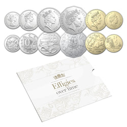 2019 Effigies Over Time Uncirculated 6 Coin Set | 2019 Effigies Over Time Uncirculated 6 Coin Set