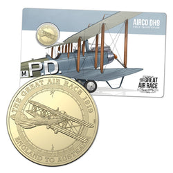 $1 2019 Centenary of the Great Air Race - 8 Coin Set with Tin