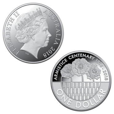 2018 3 Coin Silver Proof Set - Armistice Centenary