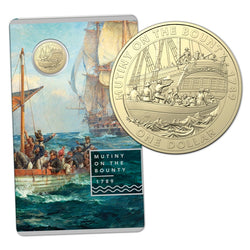 $1 2019 Mutiny on the Bounty Al/Bronze UNC | $1 2019 Mutiny on the Bounty Al/Bronze UNC REVERSE | $1 2019 Mutiny on the Bounty Al/Bronze UNC OBVERSE