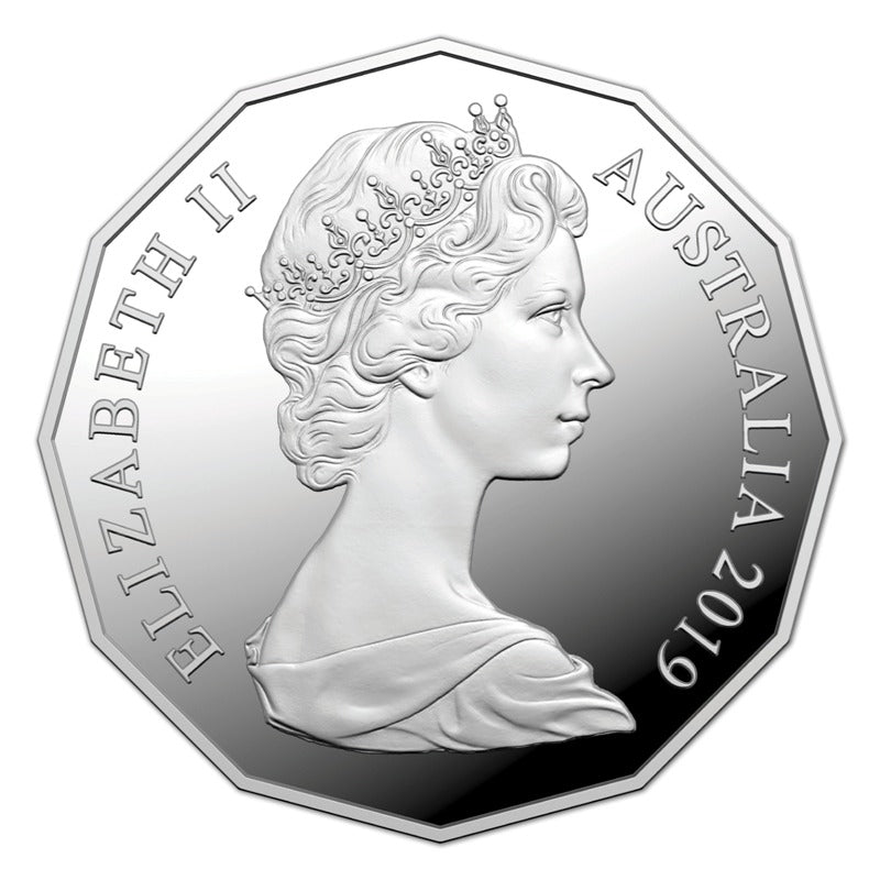 50c 2019 50th Anniversary of the Dodecagon 50c Silver Proof